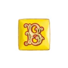 Rosenthal Versace Alphabet 6 boluri pătrate plate din porțelan - alfabet Viadurini