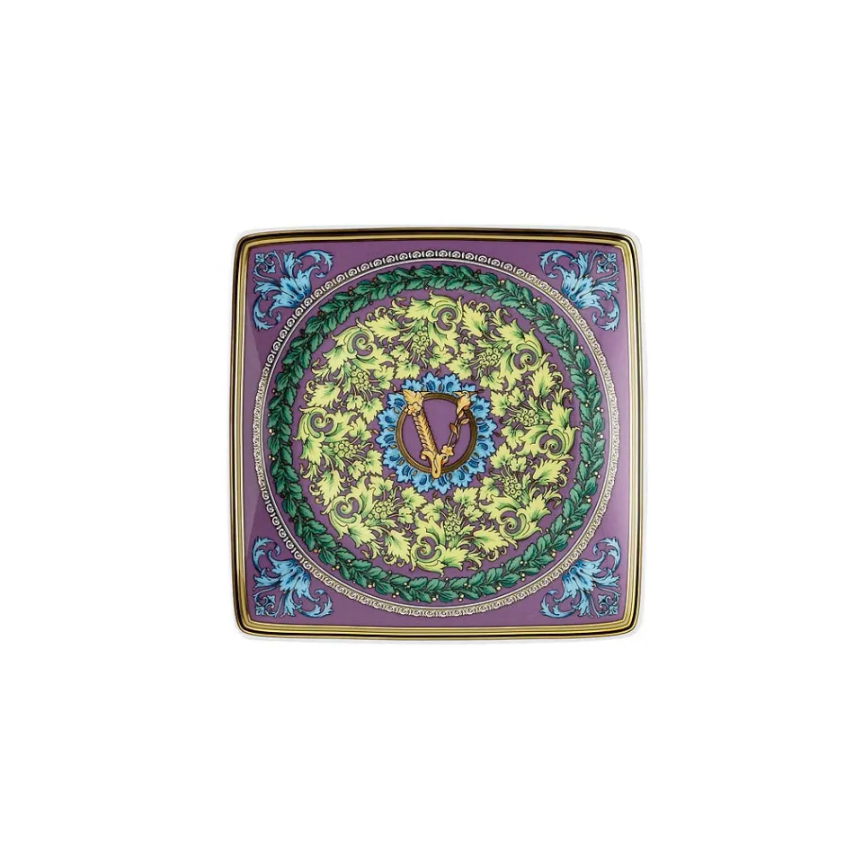 Rosenthal Versace Barocco Mosaic 6 Boluri Plate Pătrate Porțelan - Mozaic Viadurini