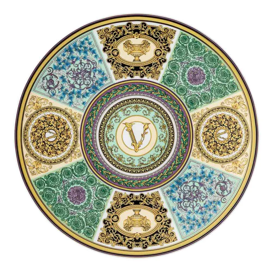 Rosenthal Versace Barocco Mozaic Placeholder Plate Diametru 33 cm - Mozaic Viadurini