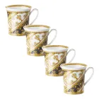 Rosenthal Versace I Love Baroque 4 pahare cu maner din portelan - baroc Viadurini
