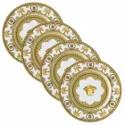 Rosenthal Versace I Love Baroque 4 Farfurii Diametru 18 cm - Baroc Viadurini