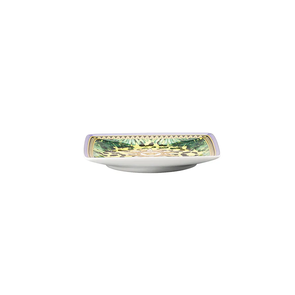Rosenthal Versace Jungle Animalier 6 Boluri Plate Patrate - Animalier Viadurini