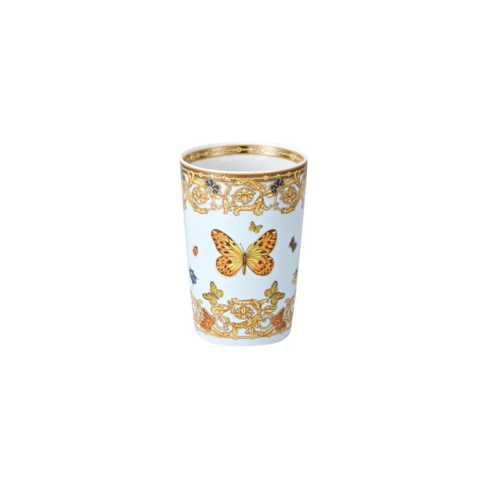 Rosenthal Versace Le Jardin 4 Ochelari fără mâner cu elemente naturale - Medusa Viadurini