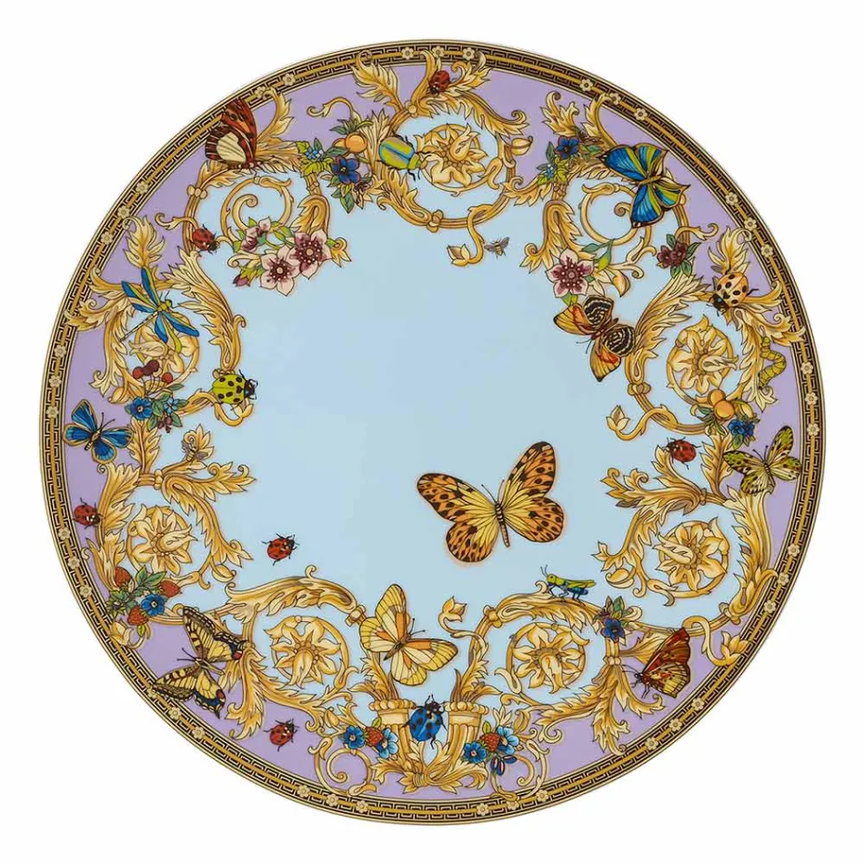 Rosenthal Versace Le Jardin Farfurie Diametru 33 cm din Porțelan - Jardin Viadurini