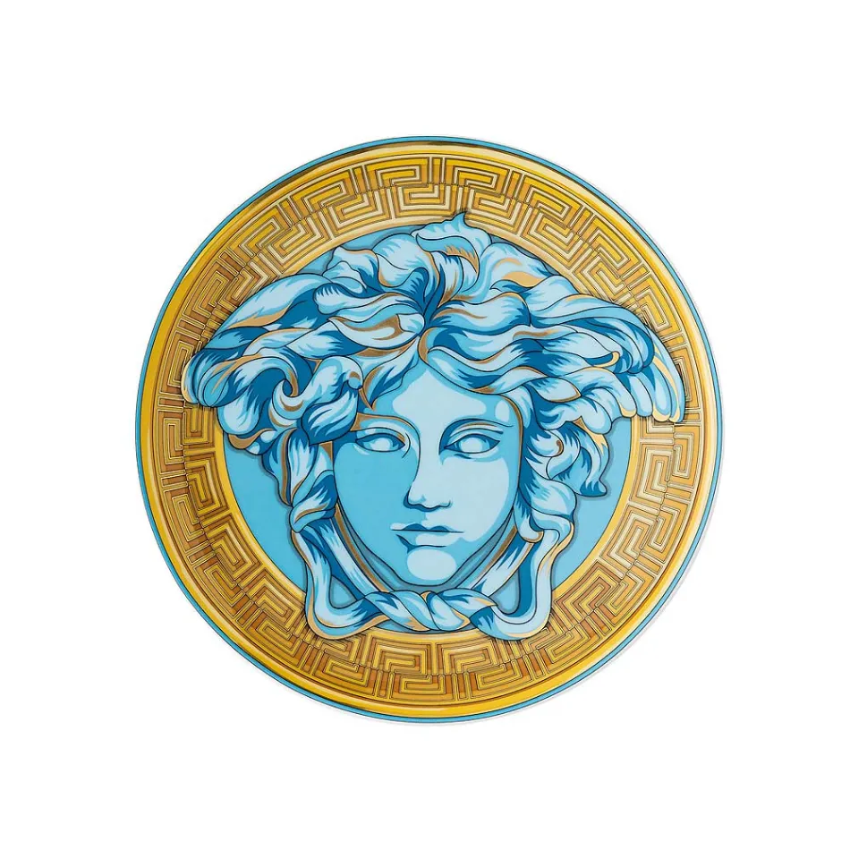 Rosenthal Versace Medusa Amplified 4 farfurii Diametru 17 cm - Medusaamplifield Viadurini