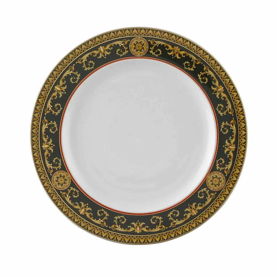 Rosenthal Versace Medusa Albastru Placa 27cm de design podea porțelan Viadurini