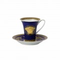 Rosenthal Versace Medusa albastru Cupa de mare porțelan de design de cafea