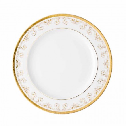 Rosenthal Versace Medusa Gala de Aur Placa 27cm design plan de porțelan Viadurini