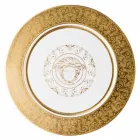 Rosenthal Versace Medusa Gala de aur Placă înlocuitor 33cm porțelan Viadurini