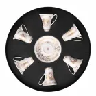 Rosenthal Versace Medusa Gala de Aur cesti de espresso set 6pz porțelan Viadurini