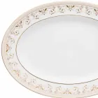 Rosenthal Versace Medusa Gala 34cm porțelan de design placă ovală Viadurini