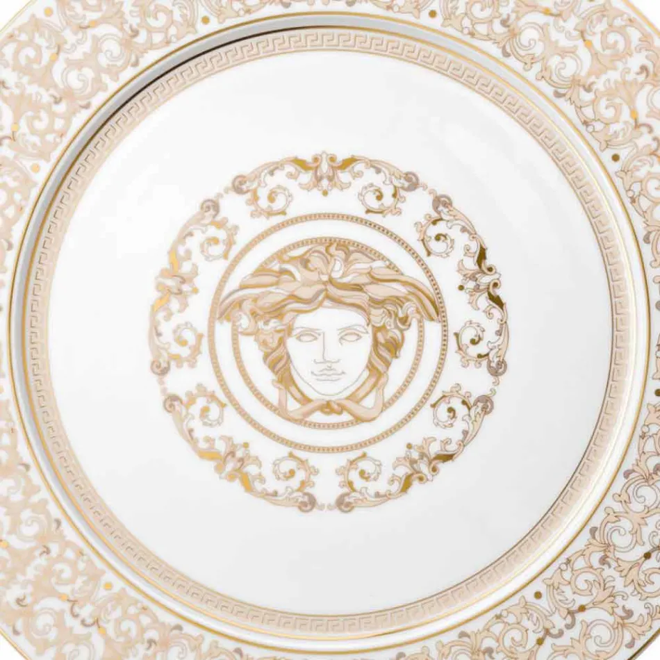 Rosenthal Versace Medusa Gala Substituent fel de mâncare 33cm porțelan Viadurini