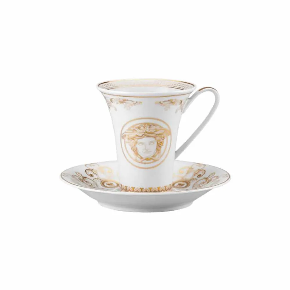 Rosenthal Versace Medusa Gala Cupa de mare porțelan de design de cafea Viadurini