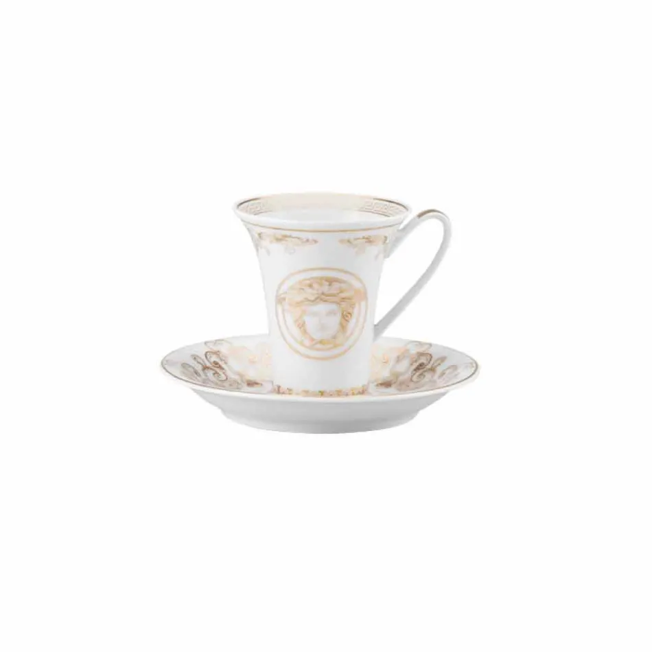 Rosenthal Versace Medusa Gala Cupa Porțelan de cafea de design Viadurini