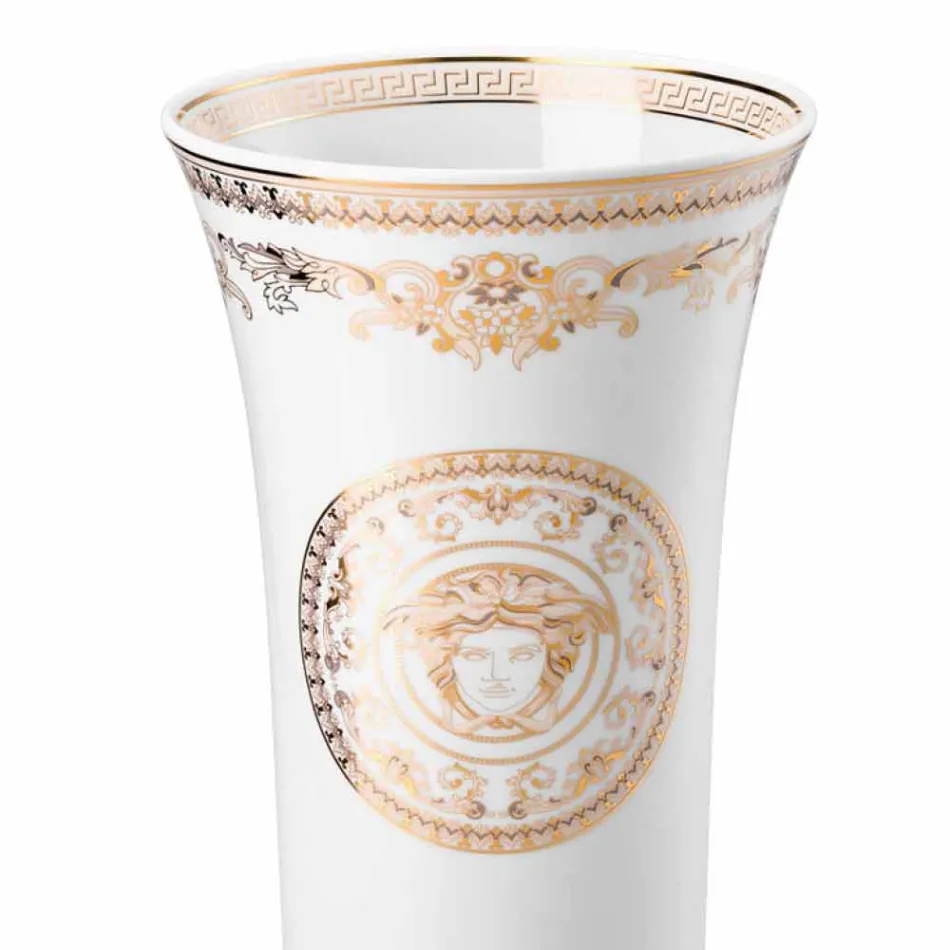 Rosenthal Versace Medusa Gala de design portelan vaza h 26cm Viadurini