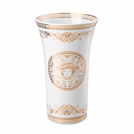 Rosenthal Versace Medusa Gala de design portelan vaza h 26cm Viadurini