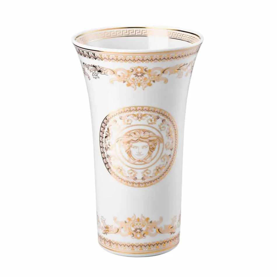 Rosenthal Versace Medusa Gala de design portelan vaza h 26cm Viadurini