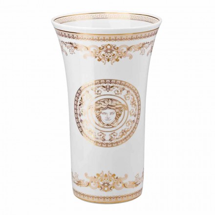 Rosenthal Versace Medusa Gala de design portelan vaza h 34cm Viadurini