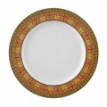 Rosenthal Versace Medusa Red plate 22 cm porțelan