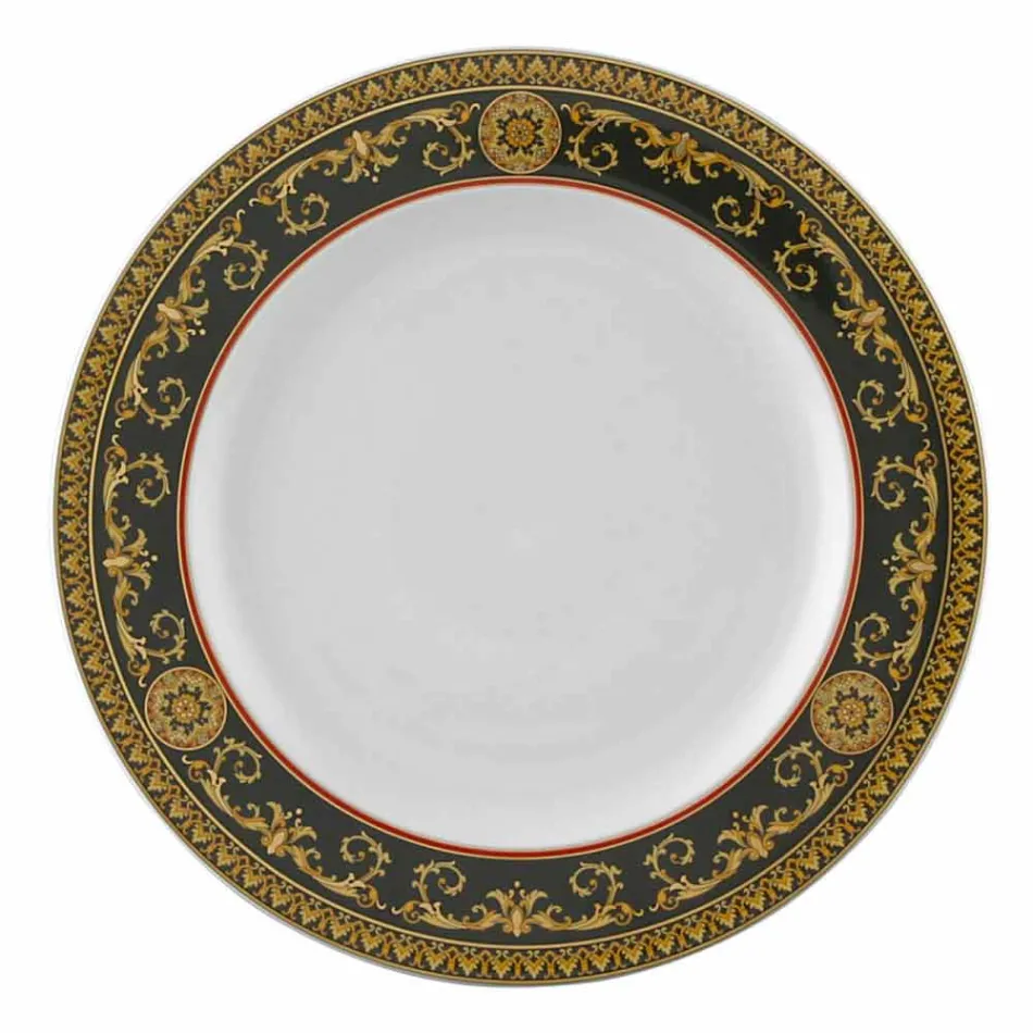 Rosenthal Versace Medusa Red plate 27cm porțelan Viadurini