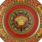 Rosenthal Versace Medusa Red plate Substituent 30cm porțelan Viadurini