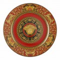 Rosenthal Versace Medusa Red plate Substituent 30cm porțelan