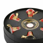 Rosenthal Versace Medusa Red septembrie cești de porțelan espresso 6 buc Viadurini