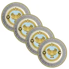 Rosenthal Versace Prestige Gala 4 Farfurii Diametru 18 cm - Prestige Viadurini