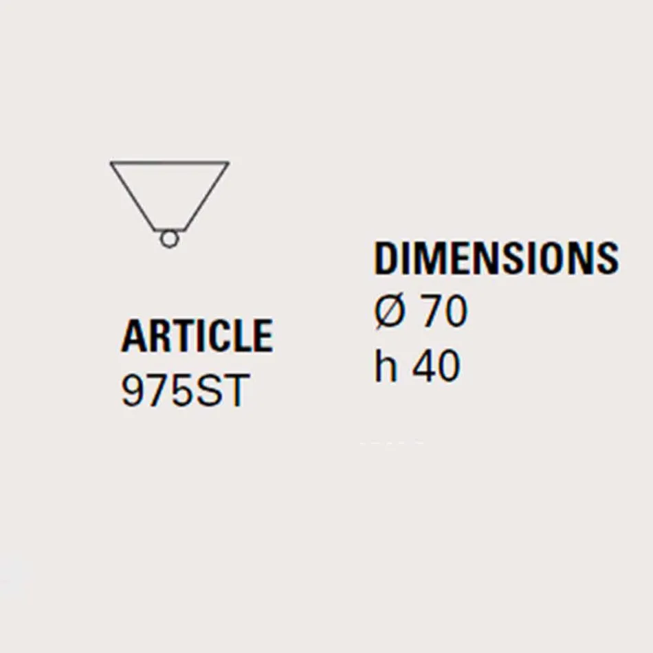 Ceramica rozete pentru compoziția lămpilor Battersea 975ST - Toscot Viadurini