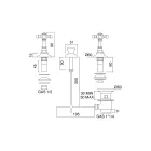 Robinet de bideu din alamă vintage cu livrare internă - Elisea Viadurini