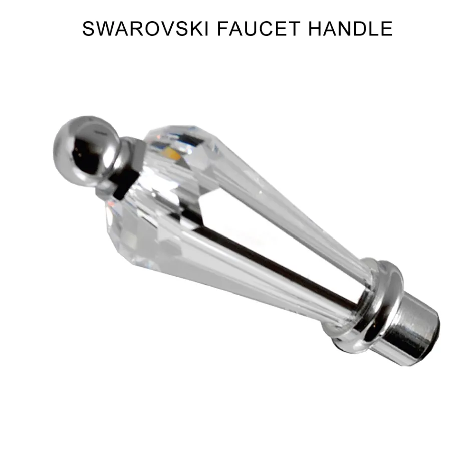 Robinet de cadă de podea cu duș manual din alamă fabricat în Italia - Noriana Viadurini