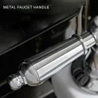 Robinet de cadă de podea cu duș manual din alamă fabricat în Italia - Noriana Viadurini