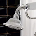 Robinet de cadă de podea cu duș manual din alamă fabricat în Italia - Noriana Viadurini