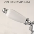 Robinet clasic pentru bideu cu un singur orificiu cu pârghii din alamă lucrate manual - Noriana Viadurini