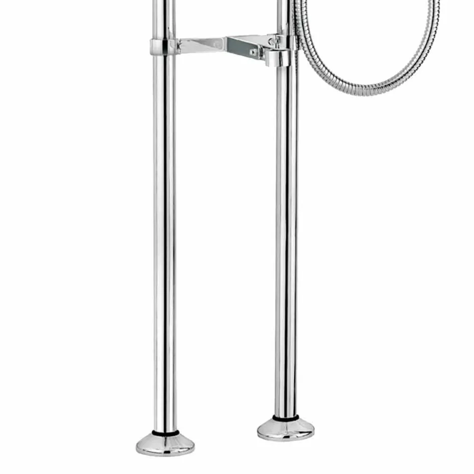 Robinet clasic pentru cadă pe coloane din alamă Made in Italy - Enriko Viadurini