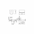 Robinete de perete de design Made in Italy - Bibo Viadurini