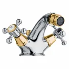 Robinet pentru bidet cu un singur orificiu din alamă Design clasic Fabricat în Italia - Lisca Viadurini