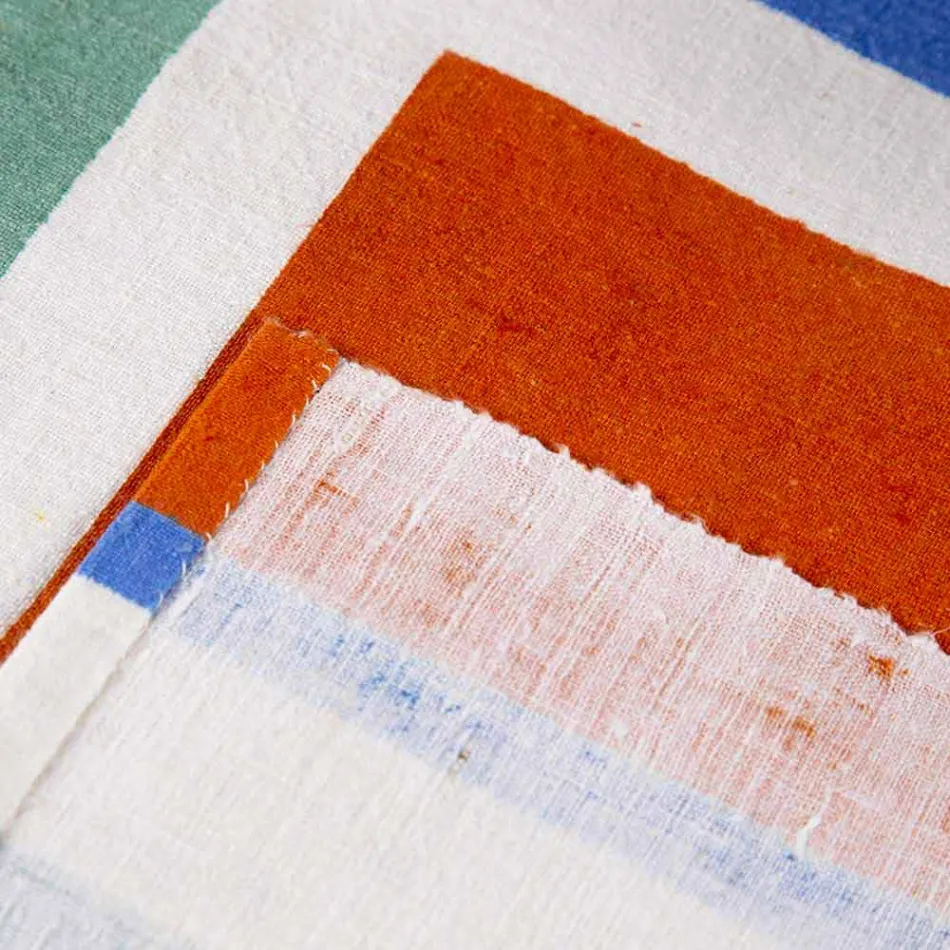 Piesă de cânepă pictată manual artă italiană piesă unică - mărci Viadurini