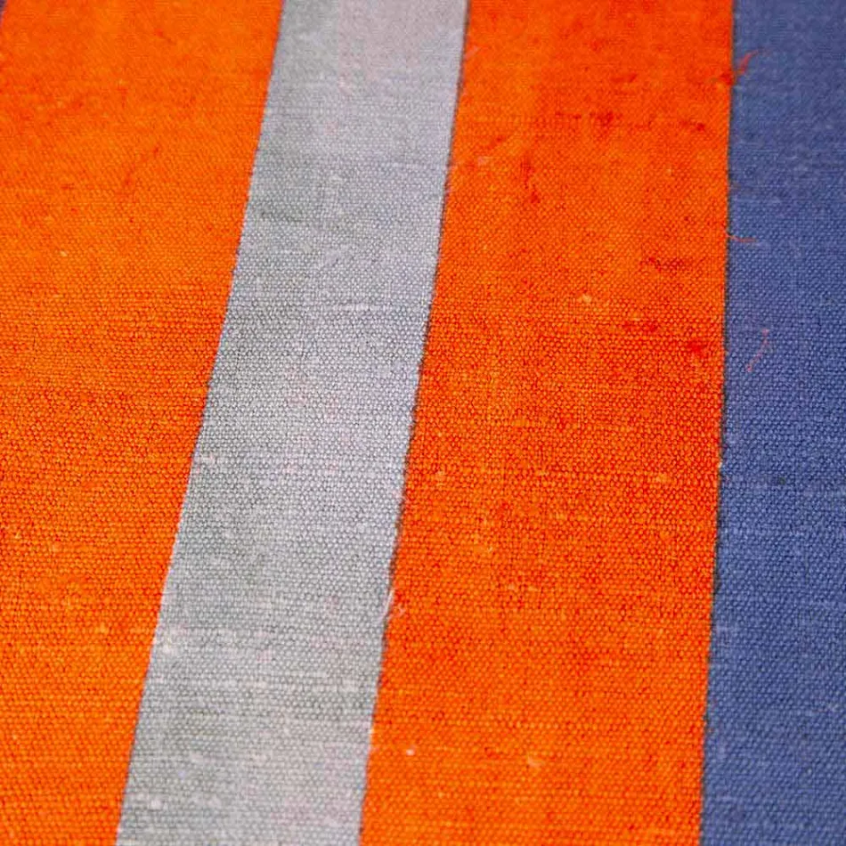 Runner de artă italiană produsă și pictată manual în piesă unică de cânepă - mărci Viadurini