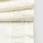 Alergăre din lenjerie albă naturală, grea, cu imprimare de lux italiană - Limao Viadurini