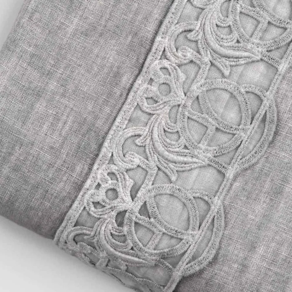 Geanta Depozitare Husa pilota de in cu Dantela si Nasturi Sinergia - Energis Viadurini