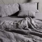 Geanta Depozitare Husa pilota de in cu Dantela si Nasturi Sinergia - Energis Viadurini