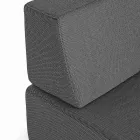 Lounge în colț exterior de design modern în țesătură de casă - Benito Viadurini