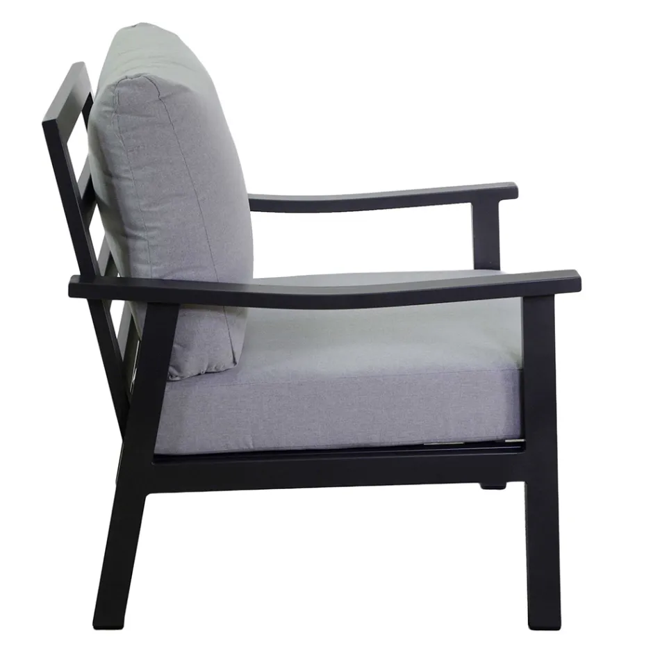 Camera de zi compusă din 1 canapea, 2 fotolii și 1 măsuță de cafea - Bilet Viadurini