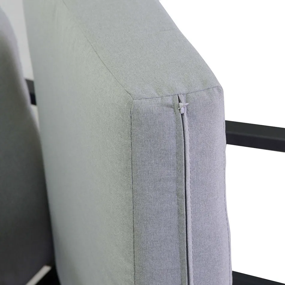 Camera de zi compusă din 1 canapea, 2 fotolii și 1 măsuță de cafea - Bilet Viadurini