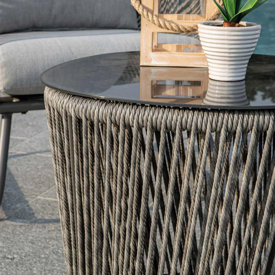 Camera de zi compusă din 2 fotolii cu măsuță de cafea - Suitcase Viadurini