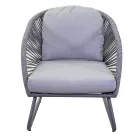 Camera de zi compusă din 2 fotolii cu măsuță de cafea - Suitcase Viadurini