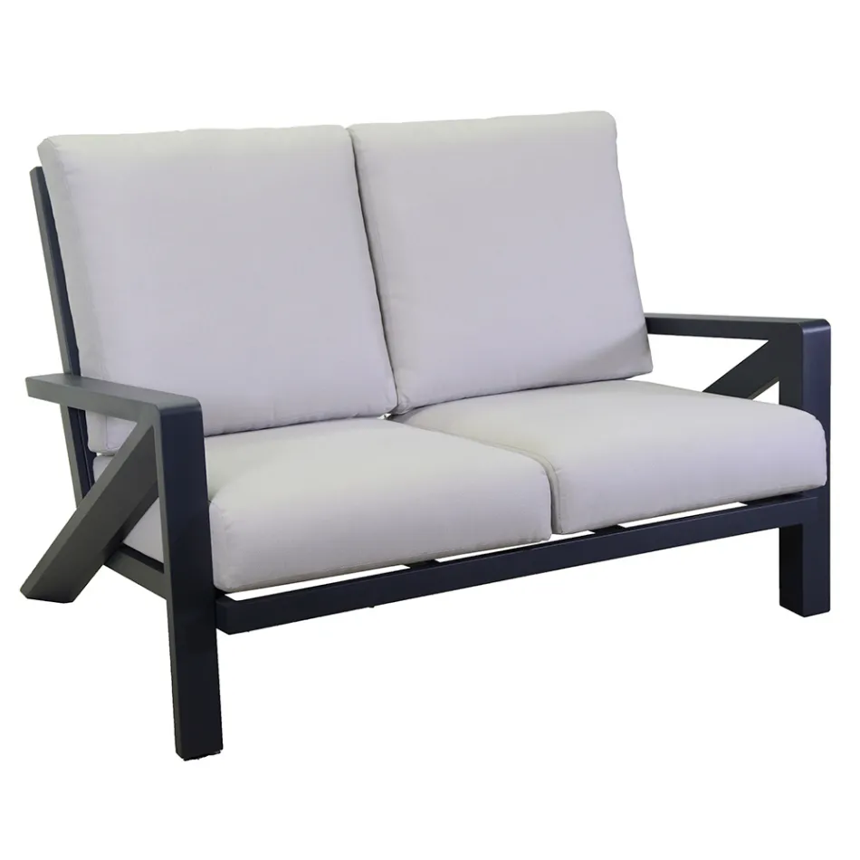 Camera de zi compusă din canapea, măsuță de cafea și fotolii cu suport pentru picioare - avizier Viadurini