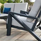 Camera de zi compusă din canapea, măsuță de cafea și fotolii cu suport pentru picioare - avizier Viadurini