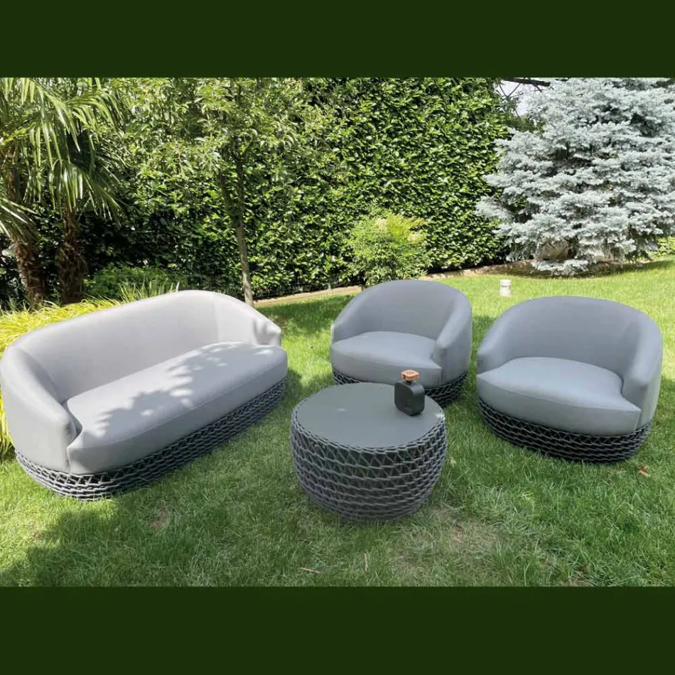 Set de lounge de bază din material țesut pentru exterior - Pixie Viadurini